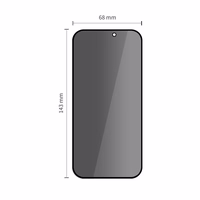 Tech-Protect Quick Set Spy+ Privātuma stikls 2-gab. komplekts iPhone 12 / 12 Pro