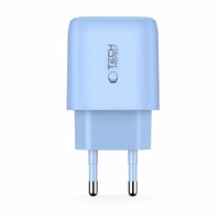 Tech-Protect NCA20 PD 20W QC3.0 USB-A / USB-C sienas lādētājs - zils