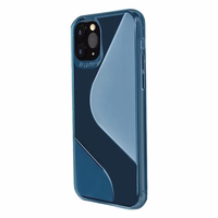 S-Case elastīgs aizsargapvalks TPU apvalks Huawei P40 Lite E zils