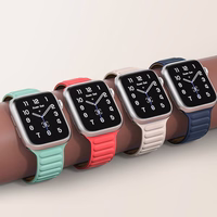 Magnētiskā siksniņa Apple Watch 45mm - sarkana