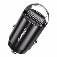 Auto lādētājs Choetech TC0006 1x USB-A, 1x USB-C 30W PD 3.0 (melns)