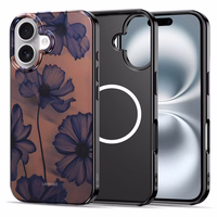 Tech-Protect Lamano MagSafe maciņš iPhone 16 brūni violets