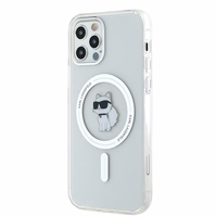 Karl Lagerfeld IML Choupette MagSafe apvalks iPhone 12 / 12 Pro - caurspīdīgs