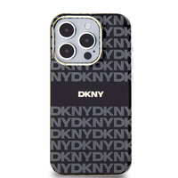 DKNY IML Mono un Stripe Magnētiskais viedtālruņa apvalks iPhone 15 Pro Max - melns