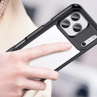 Outer Space viedtālruņa apvalks iPhone 17 Pro - melns caurspīdīgs