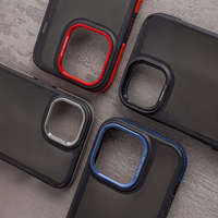 Crystal melns maciņš for iPhone 16 6,1" sarkans