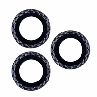 Briļļu komplekts iPhone 12 Pro 6,1" melns rombs (3 gab.)