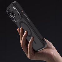 Benks Magnētiskais Mist apvalks ar metāla rāmi 0068 iPhone 17 Air balts (kamera vadības poga)