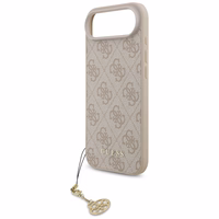 Guess 4G Charms Collection Magnētiskais viedtālruņa apvalks iPhone Air - rozā