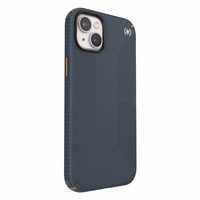 Speck Presidio2 Grip - Anti-slip iPhone 15 Plus / 14 Plus maciņš (Charcoal / Cool Bronze / Slate)