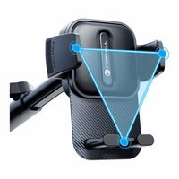 FORCELL F-GRIP Guardian auto turētājs vējstiklam / paneļim melns