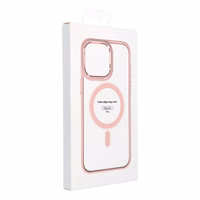 COLOR EDGE MAG COVER viedtālruņa apvalks saderīgs ar Magnētisko SAMSUNG S25 ULTRA rozā