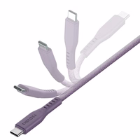 ENERGEA kabelis Flow USB-C - LightningC94 MFI 1.5m violets 60W 3A PD Fast Charge