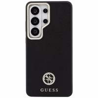 Guess maciņš Rhinestone Round Logo MagSafe for Samsung Galaxy S26 Ultra melns