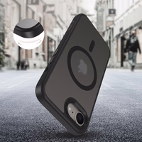 Tech-Protect MagMat MagSafe iPhone 16e viedtālruņa apvalks – matēti melns