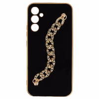 Viedtālruņa apvalks Samsung Galaxy A34 5G dizains 4 melns