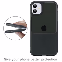 Viedtālruņa apvalks TEL PROTECT ar logu iPhone 11 Pro - melns