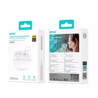 BWOO Bluetooth austiņas BW39 TWS for running balts