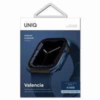 Uniq Valencia maciņš priekš Apple Watch 4/5/6/7/8/SE/SE2 40/41mm - zils