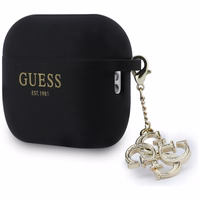 Guess Silikona 4G Charm Maciņš for AirPods Pro 3 - melns