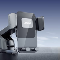 Dudao F8Max+ automašīnas turētājs paneļa vai vējstikla stiprinājumam - melns