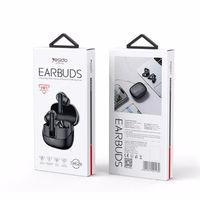YESIDO HEADPHONES TWS26 BT 5.3 250mAh melns