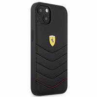 Ferrari FEHCP13SRQUK iPhone 13 mini 5.4 melns kietais apvalks Off Track Carbon Stripe