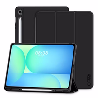 TechProtect SmartCase Pen planšetdatora apvalks Samsung Galaxy Tab S10 FE+ 13.1 X620 / X626B - melns