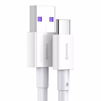 Baseus kabelis Superior USB - USB-C 1,0 m balts 66W
