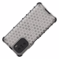 Honeycomb apvalks bruņu apvalks ar TPU buferi Xiaomi Redmi K40 Pro+ / K40 Pro / K40 / Poco F3 caurspīdīgs