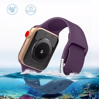 Silicone dirželis APS Apple Watch 42/44/45mm - mentols krāsa