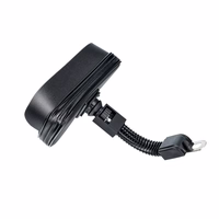 Motocikla turētājs ūdensizturīgs ar rāvējslēdzēju un kapuci (5,5" - 6,3") melns