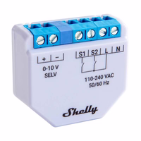 Shelly Plus 0-10V gaismas regulators, WiFi/Bluetooth