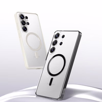 Rock Crystal Armor Series Magnetic Maciņš for Samsung Galaxy S26 melns