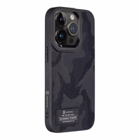 Tactical Camo Troop Maciņš for Apple iPhone 14 Pro Melns