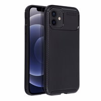 Viedtālruņa apvalks CARBON PREMIUM IPHONE 12 / 12 Pro melns