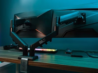 Tracer Double Armflex Monitor Mount, Black