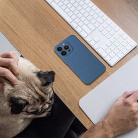 Silikona Magnētiskais viedtālruņa apvalks, saderīgs ar MagSafe, paredzēts SAMSUNG S26 Pro, zils