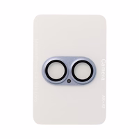 Tempered stikls Tel Protect 95% AR+AF Full Metal kameras aizsargs on camera for Iphone 17 zils (camera island)