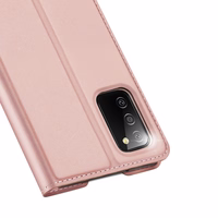 Dux Ducis Skin Pro grāmatas tipa apvalks Samsung Galaxy A03s rozā