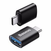 Baseus adapteris Ingenuity USB-C uz USB-A 3.1 melns OTG