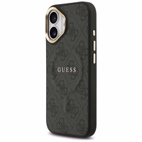 GUESS apvalks IPHONE 17 saderīgs ar MagSafe GUHMP17SP4MSEGCK (PU 4G ar klasisko) melns