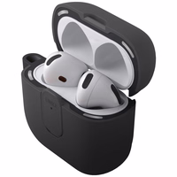 Uniq Clyde Lock apvalks AirPods 4 - melns