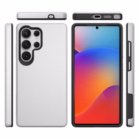 Perfekcionistu trīsstūra korpuss Samsung S908 S22 Ultra 5G sudraba krāsā