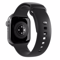 Puro Icon silikona siksniņa Apple Watch 38/40/41 mm - melns (2 gab.)