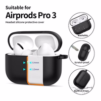 Tech-Protect silikona Hook maciņš AirPods Pro 3 melns