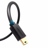 Ugreen USB cable - mini USB 480 Mbps 3 m US132 (melns)