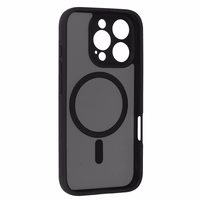 Viedtālruņa apvalks Magnētiskais Pilnīgi matētais Iphone 16 Pro melns