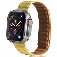 Beline Siksniņa Apple Watch Magnētisks 42/44/45/49mm dzeltens
