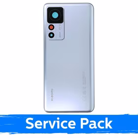 Aizmugurējais vāks saderīgs ar Xiaomi 12T Pro / Sudrabs / (Service Pack)